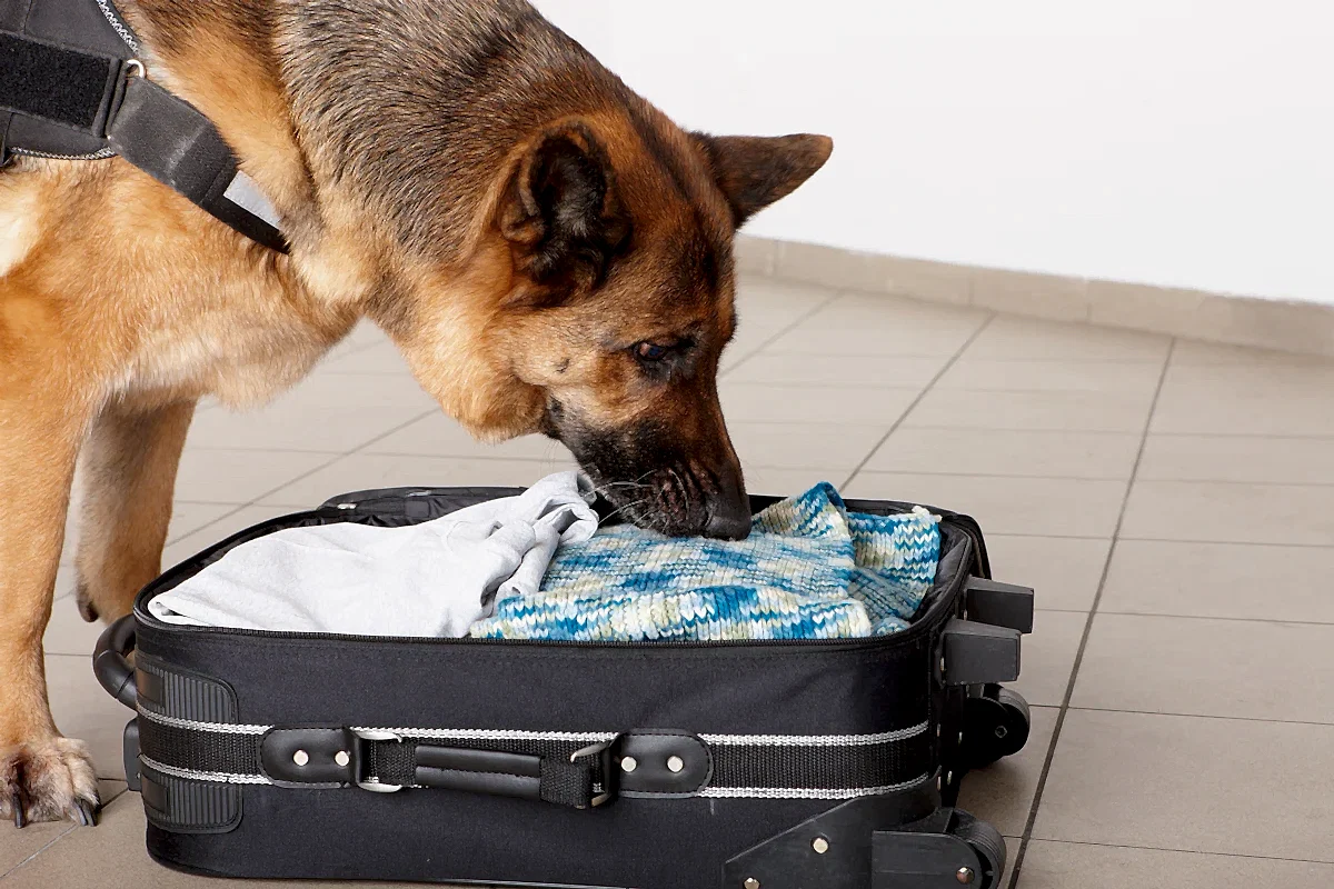 Поиск наркотических средств на вокзале